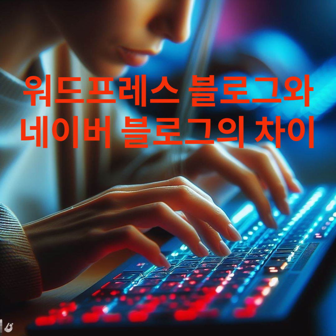 워드프레스 블로그와 네이버 블로그의 차이점 5가지